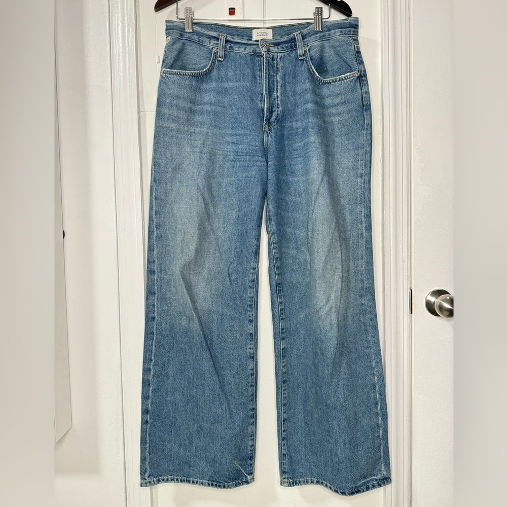 Citizens of Humanity Aninna high rise wide leg denim, size 29 (~size 8 women)